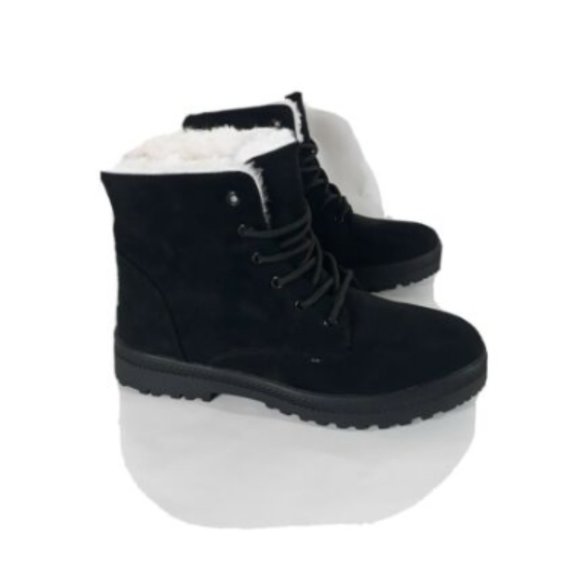 women's fleece lined ankle boots